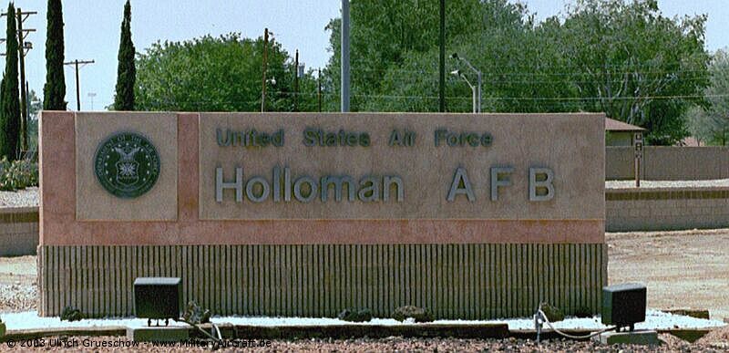 Holloman AFB Main Gate