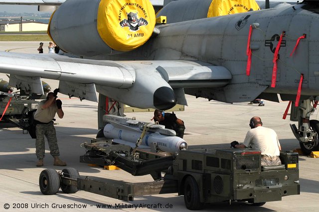A-10A Thunderbolt II weapons load demonstration