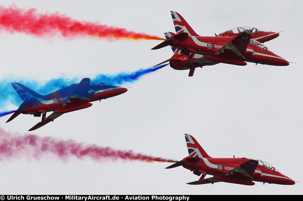 "Red Arrows" (Royal Air Force Aerobatic Team)