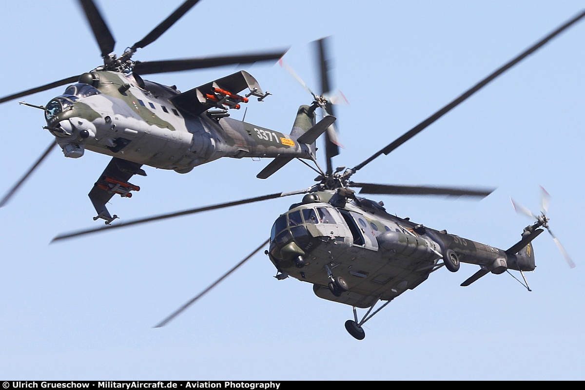 Mil Mi-35 Hind-E and Mil Mi-171Sh Hip