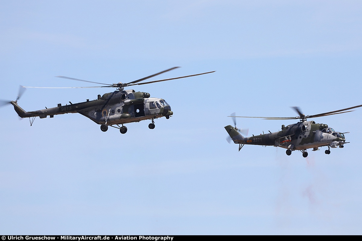 Mil Mi-35 Hind-E and Mil Mi-171Sh Hip